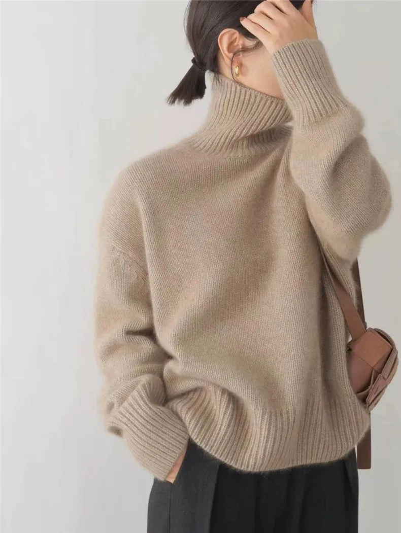 Amore - Kasjmier sweater met ronde hals