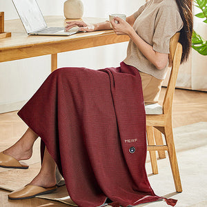 ThermaBlanket | Elektrisch draagbaar warmtedeken (Draadloos & oplaadbaar)