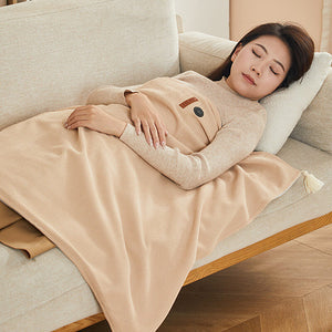 ThermaBlanket | Elektrisch draagbaar warmtedeken (Draadloos & oplaadbaar)