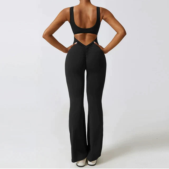 Tamara | Backless Viral V Jumpsuit