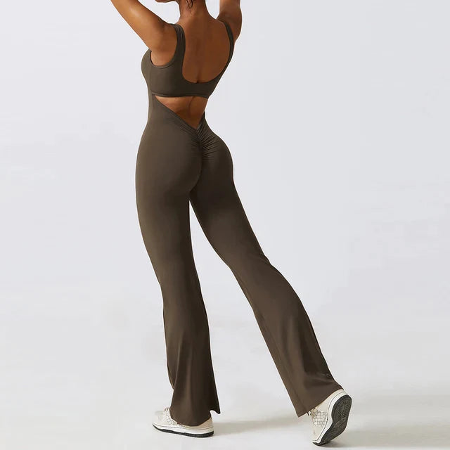 Tamara | Backless Viral V Jumpsuit