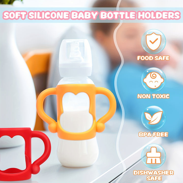 Kiddly - Siliconen Handgrepen voor Babyflessen