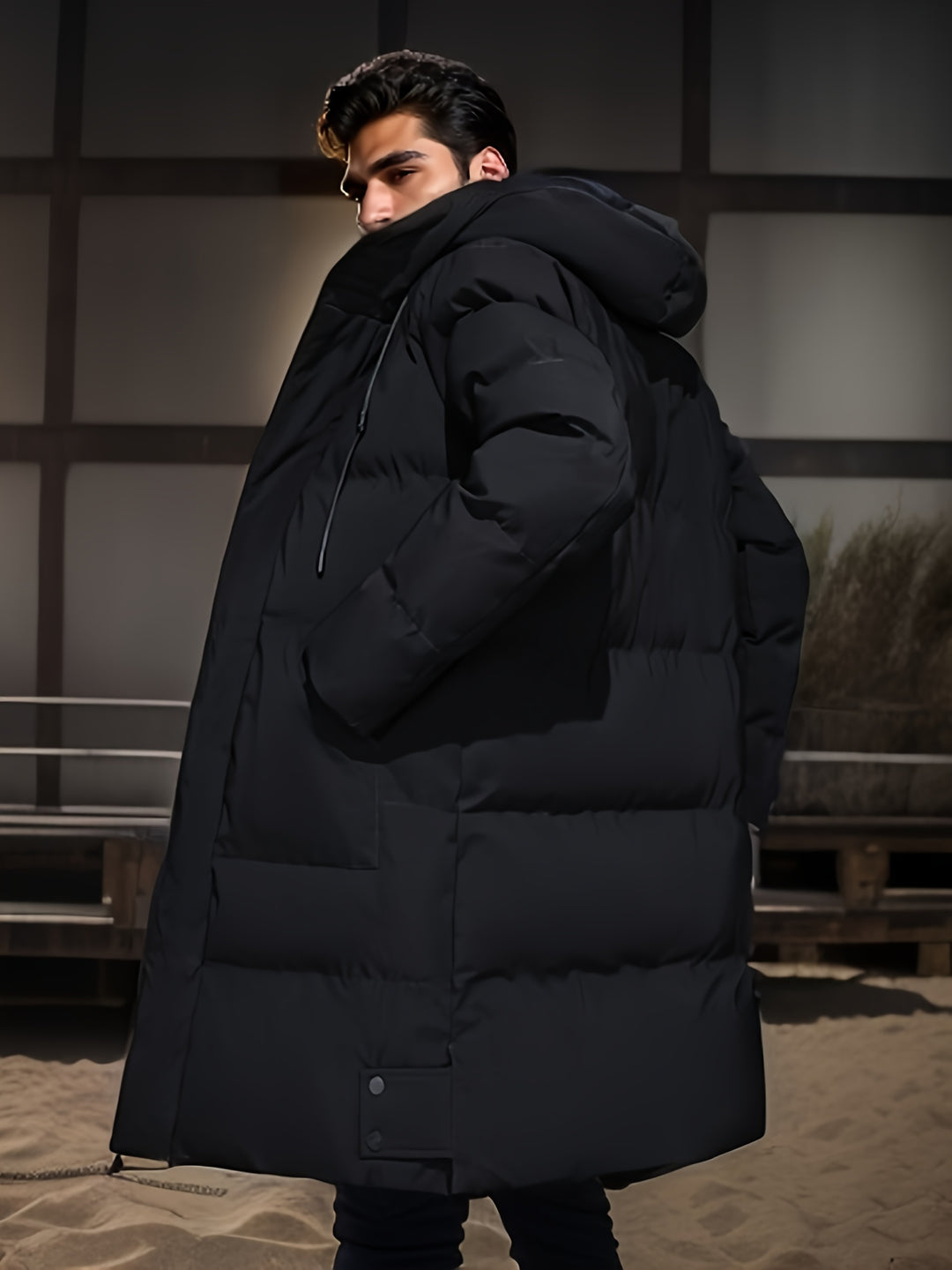 Tyne - Gewatteerde parka jas - Heren