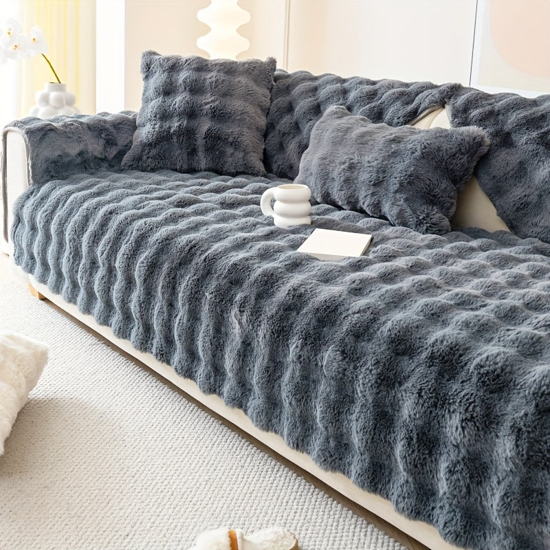 Alohra - Elegante Luxe Pluche Bankhoes – Comfortabel & Beschermend