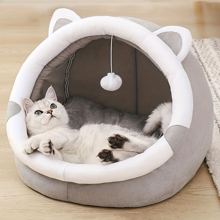 Petly - Warm kattenmand met speeltje