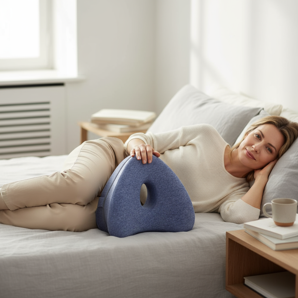 Kniekussen | Ergonomisch comfort | Voor zijslapers | Ondersteunt ontspannen rust