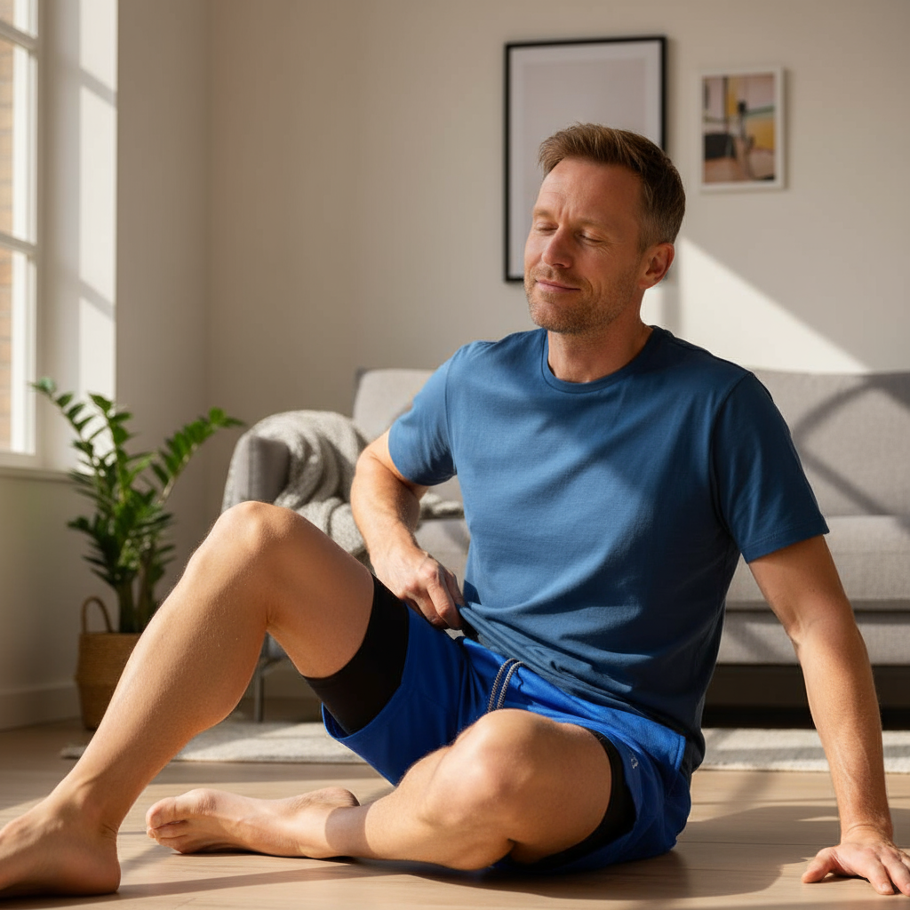 Heren sportshort | Ademend en flexibel ontwerp | Bewegingsvrijheid tijdens training | Met veilige zakken