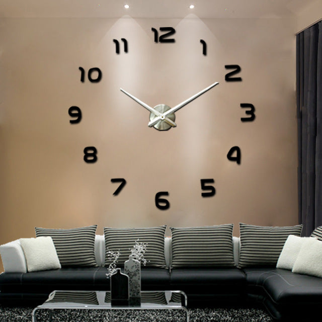 Luxy - Grote moderne 3D wandklok
