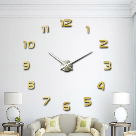 Luxy - Grote moderne 3D wandklok