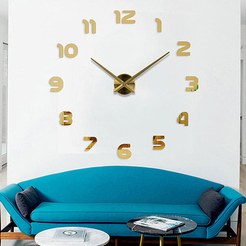 Luxy - Grote moderne 3D wandklok