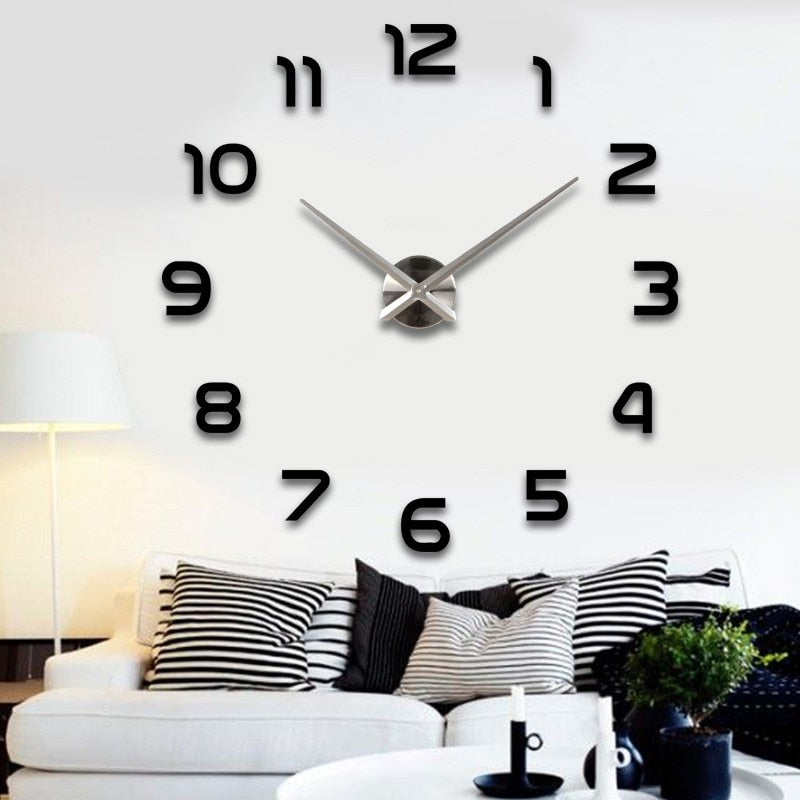 Luxy - Grote moderne 3D wandklok